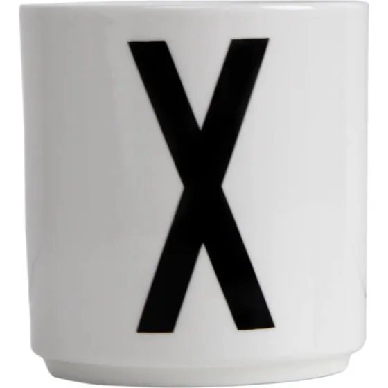 Design Letters Tasse en Porcelaine Fine Bone China - Lettre A-Z