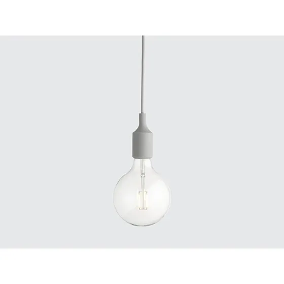Suspension Muuto E27 Gris Clair