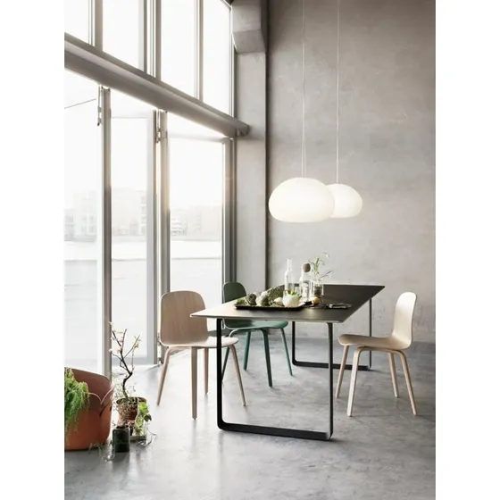 Muuto Fluid Suspension Ø42 - Verre Blanc Opale