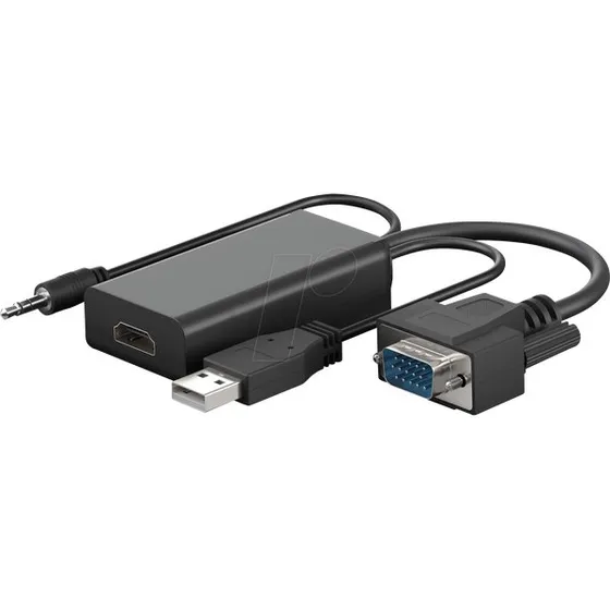Goobay VGA/HDMI Adaptateur USB 2.0