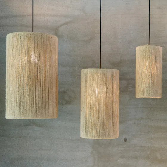 Made By Hand Suspension Ro Ø30 cm - Jute Beige