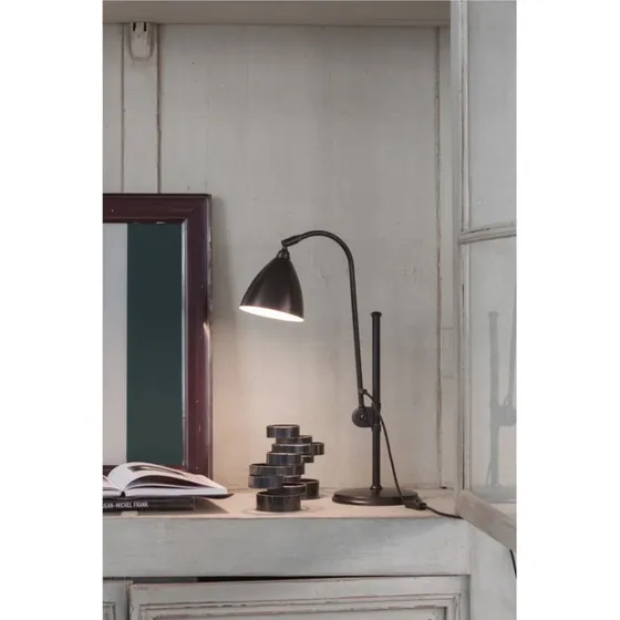 Gubi Lampe à poser Bestlite BL1 noire Ø 16 cm