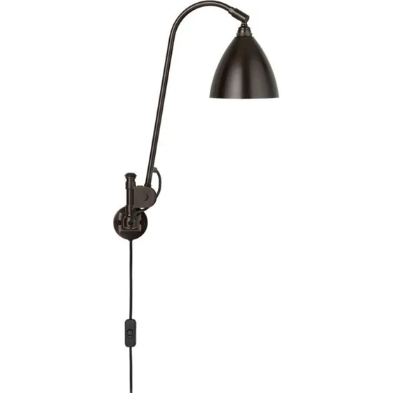 GUBI Applique murale Bestlite BL6, Ø 16 cm, Noir/Laiton