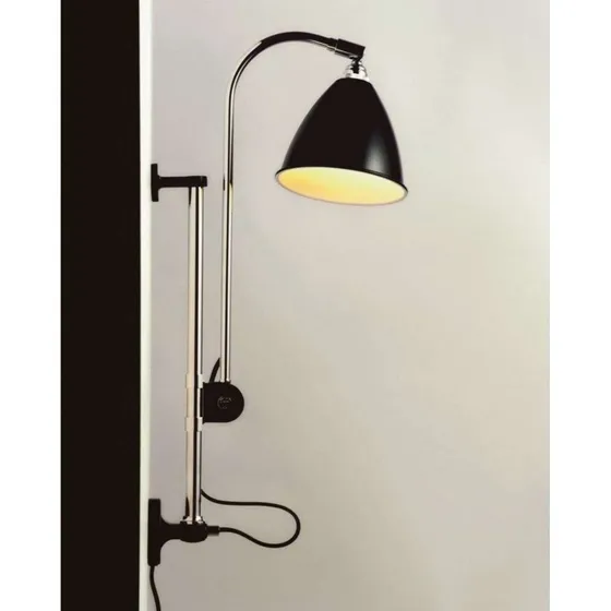 Gubi Applique murale Bestlite BL5 Noir et Porcelaine - Ø 16 cm