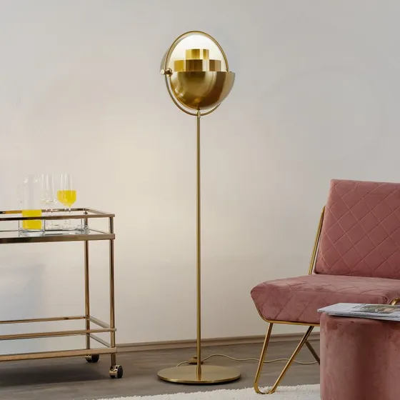 Lampadaire GUBI Multi-Lite en Laiton