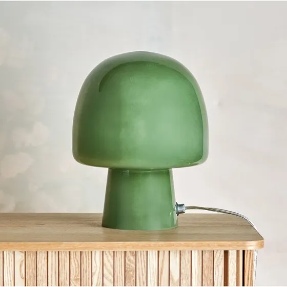 Lampe à poser Paddy Bloomingville - Verre Vert - 26,5 cm