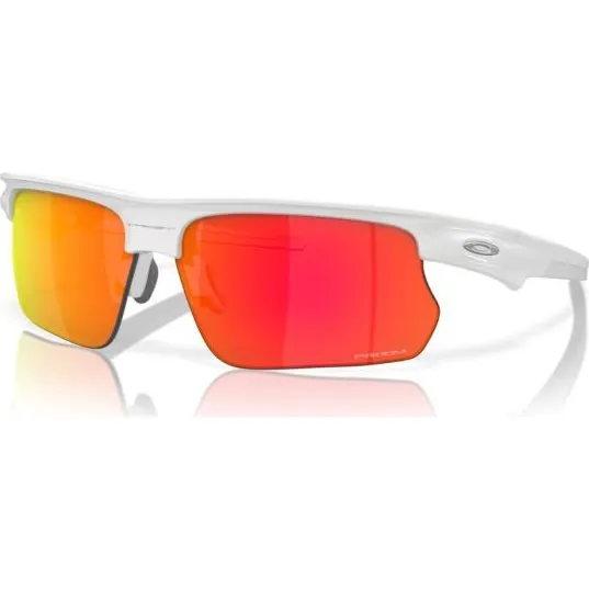 Oakley Bisphaera Lunettes de Soleil Prizm Ruby - Blanc/Rouge