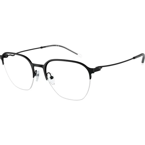 Emporio Armani EA1160 3001 - Lunettes Optiques Pantos en Métal Noir
