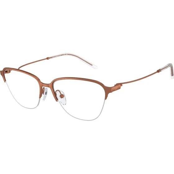 Emporio Armani EA1161 Lunettes Optiques Métal Marron Géométrique