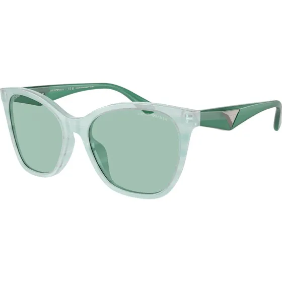 Emporio Armani EA4222U Lunettes de Soleil Papillon Vert pour Femme