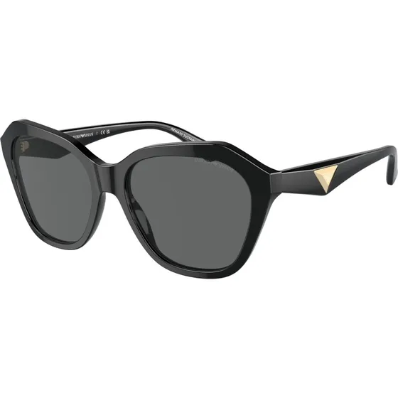 Emporio Armani EA4221 Lunettes de soleil Géométriques Noir/Gris