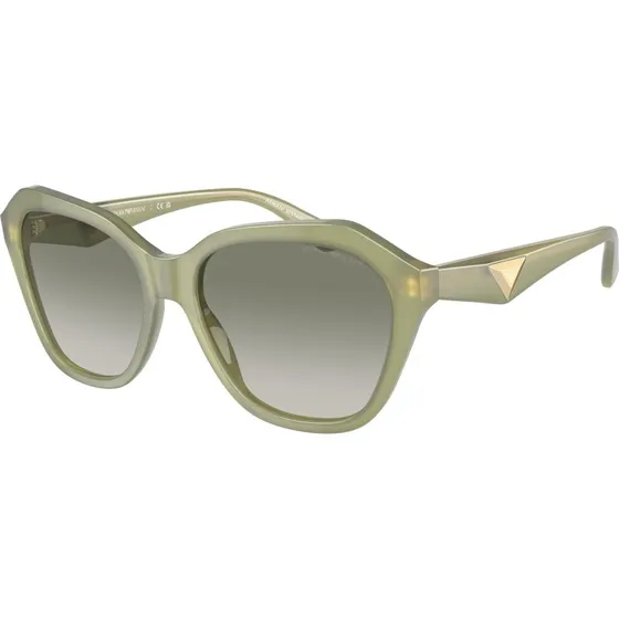 Emporio Armani EA4221 Lunettes de Soleil Géométriques Vertes