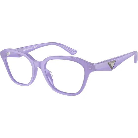 Emporio Armani EA3235U 6117 : Lunettes de vue géométriques violet transparent