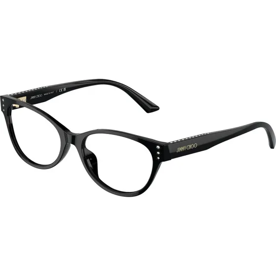 Jimmy Choo JC3003BU Lunettes Optiques Rondes en Acétate Noir