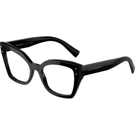 Dolce & Gabbana DG3386 501 Lunettes de Vue Papillon Noir