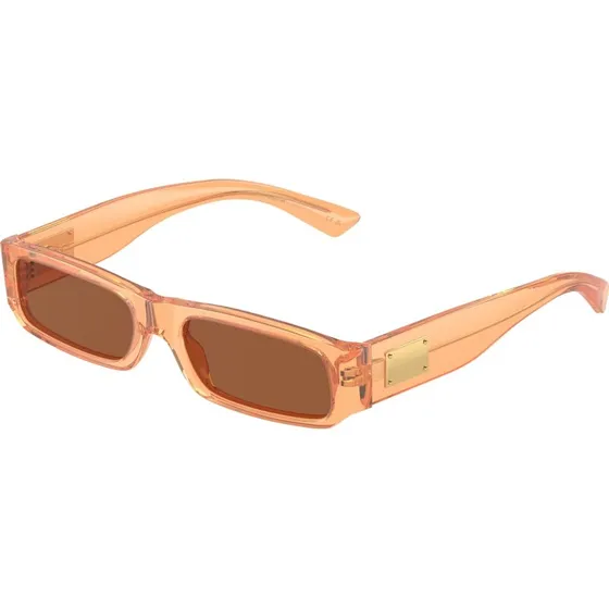 Dolce & Gabbana Enfant DX4005 Lunettes de Soleil Carrées Orange et Marron