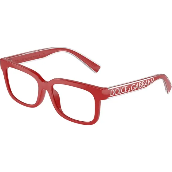 Dolce & Gabbana DX5002 3088 Montures Optiques Carrées Rouges Enfant