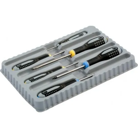 Bahco ERGO™ - Jeu de tournevis 6 pcs fente/Pozidriv