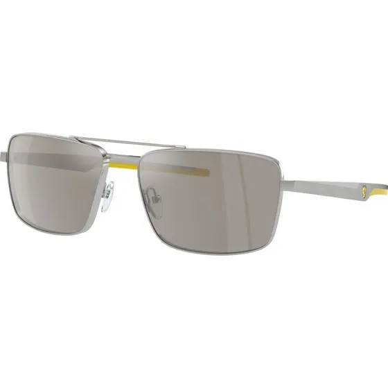Ferrari Scuderia FZ5001 Lunettes de Soleil Homme Argentées Carrées
