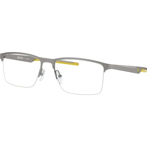 Ferrari Scuderia FZ7003 Homme - Lunettes Optiques Carrées Métal Gris