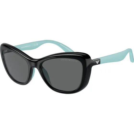 Emporio Armani Enfant Lunettes de Soleil EK4004 Papillon Noir/Gris