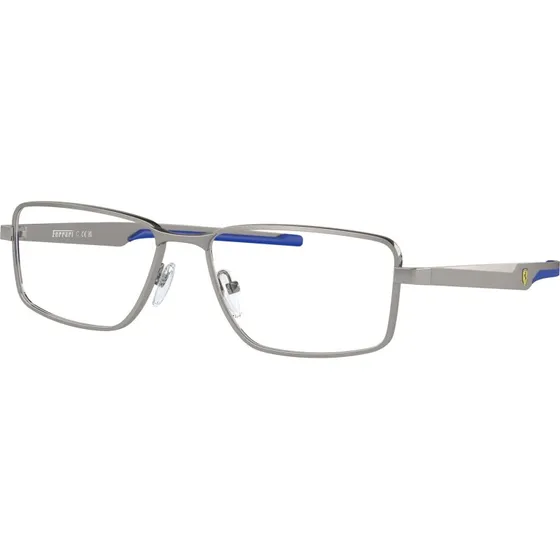 Ferrari Scuderia FZ7004 Homme - Lunettes Optiques Métal Carré Gris