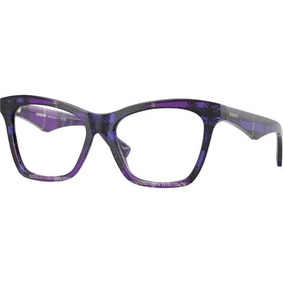 Burberry BE2416 4113 Lunettes de Vue Cat Eye Violettes pour Femme