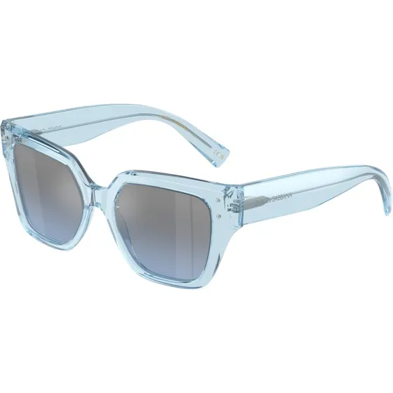 Dolce & Gabbana DG4471 Lunettes de Soleil Carrées Bleues pour Femme