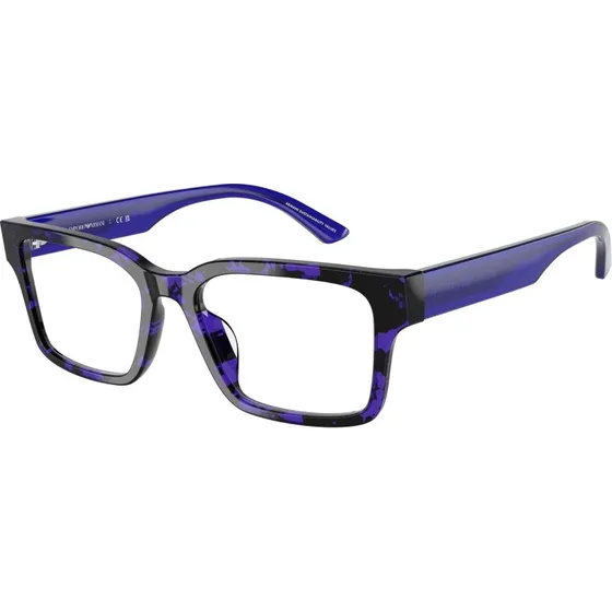 Emporio Armani EA3245U 6183 Lunettes Optiques Carrées Violettes Femme
