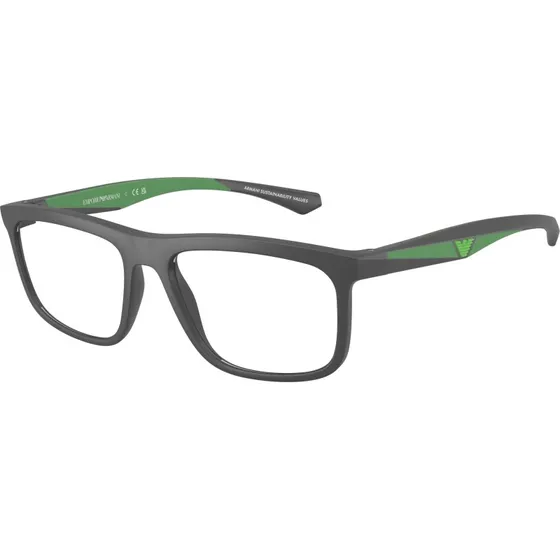 Emporio Armani EA3246 6188 - Montures Optiques Carrées Grises