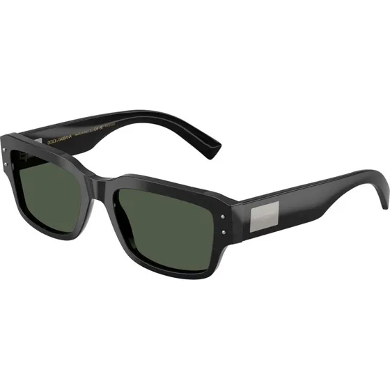 Dolce & Gabbana DG4483 Lunettes de Soleil Carrées Polarisées Noir/Vert