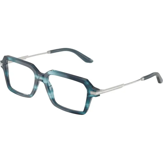Dolce & Gabbana DG3401 - Montures Optiques Carrées Bleu Transparent