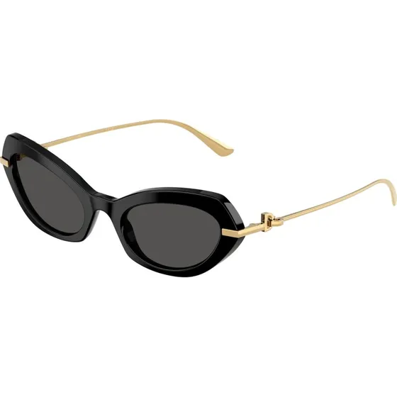 Dolce & Gabbana DG4473 Lunettes de Soleil Papillon Noires et Grises