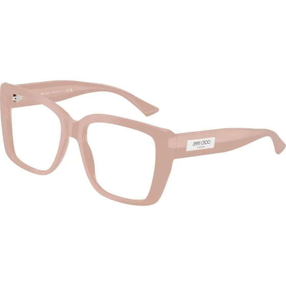 Jimmy Choo JC3037 Montures Optiques Carrées en Acétate Rose