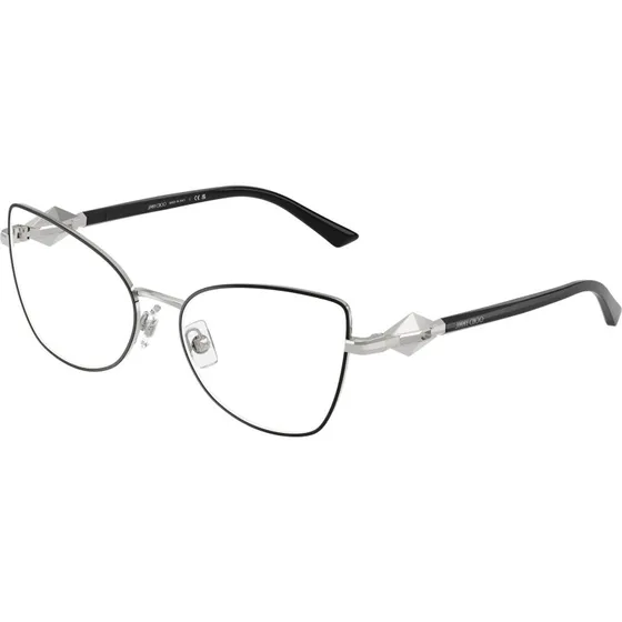 Jimmy Choo JC2012 Montures Optiques Cat Eye Argent