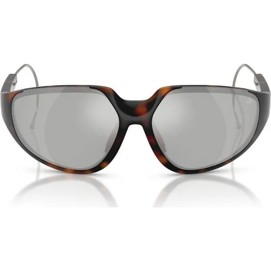 Moncler Laszer ME8008 Lunettes de Soleil Unisexe Havane et Argent