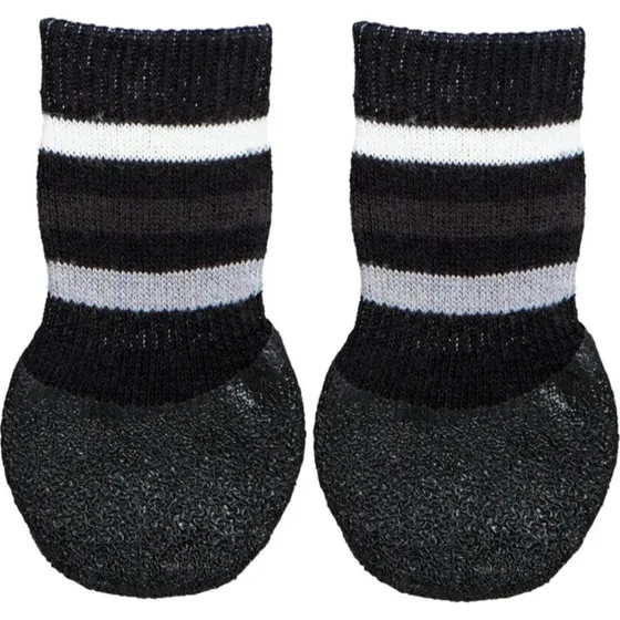 TRIXIE Chaussettes Antidérapantes pour Chien, Silicone, L-XL
