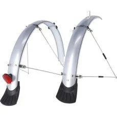 XLC Paire de Garde-Boues 28" 45mm Argent