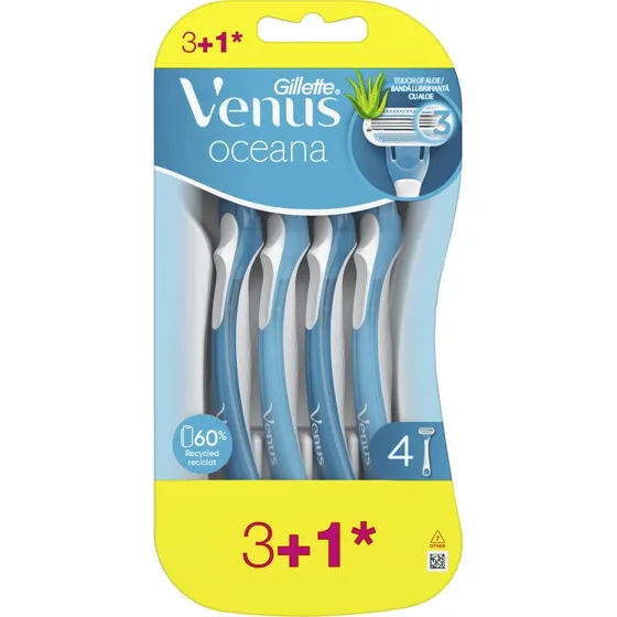 Gillette Venus Oceana Rasoirs Jetables 4 Pièces
