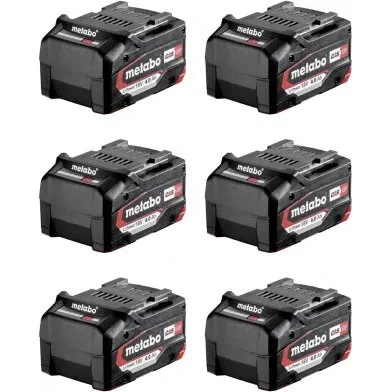 METABO Pack 6 Batteries Li-Ion 18V 4Ah 625151000
