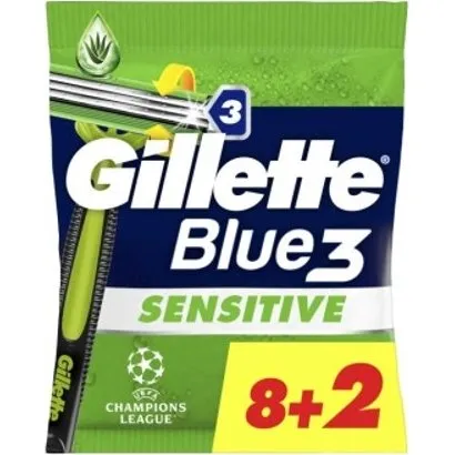 Gillette Blue3 Sensitive Rasoirs Jetables x8