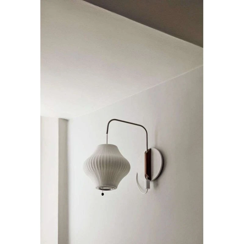 HAY Applique Murale Nelson Pear Petite Off-White avec Câble