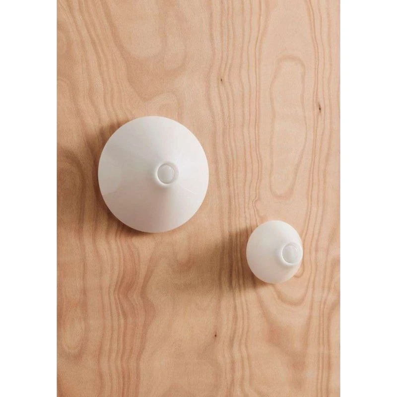 HAY Ono Plafonnier et Applique Murale Ø20 cm Blanc/Opale