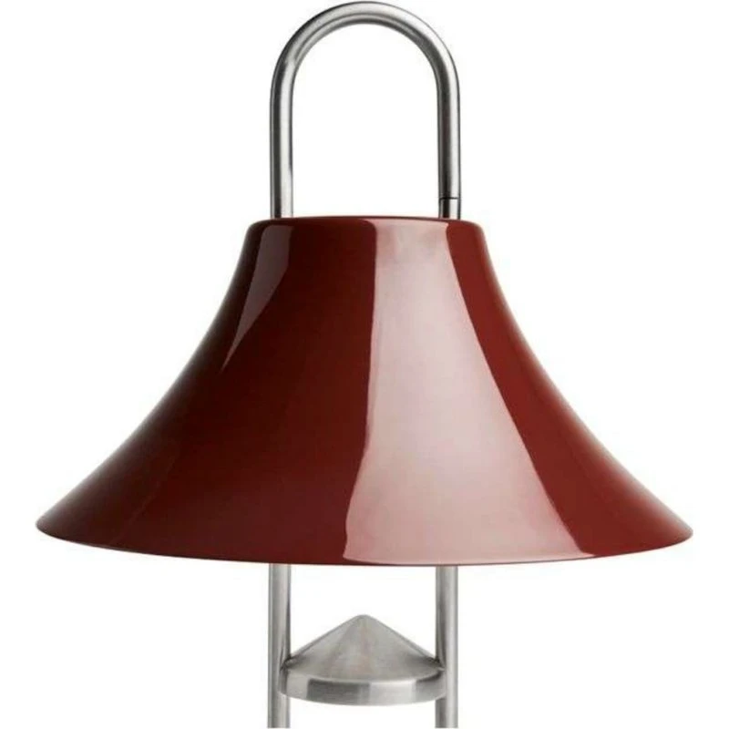 HAY Lampe de table portable Mousqueton - Iron Red