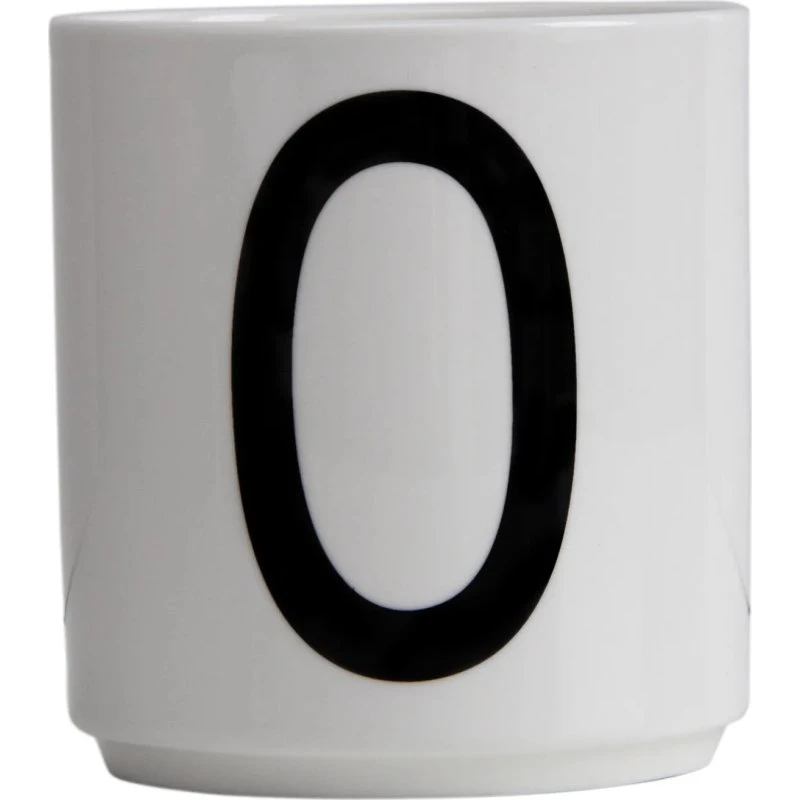 Design Letters Tasse en Porcelaine Fine Bone China - Lettre A-Z
