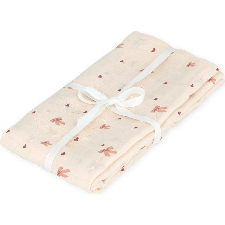 Cam Cam Copenhagen Lange GOTS Bows 120x120 cm