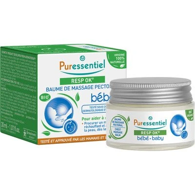 Puressentiel Bébé Baume Massage Pectoral Bio 30ml