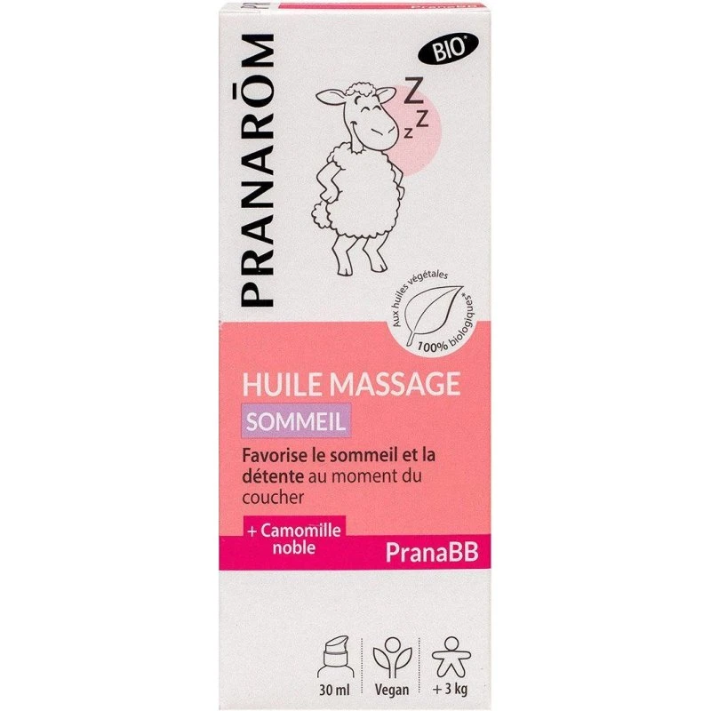 Pranarôm Pranabb Huile de Massage Sommeil Bio 30ml