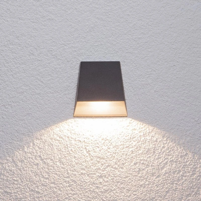 Lucande Hanno Applique d'Extérieur LED Anthracite IP54