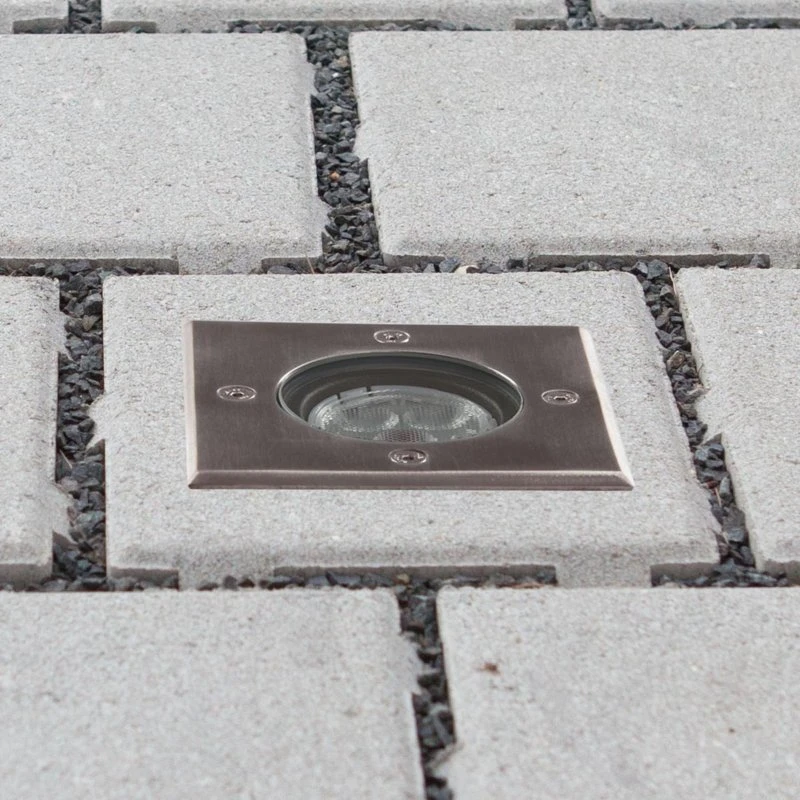 Lucande Ava LED Spot à Enterrer en Acier